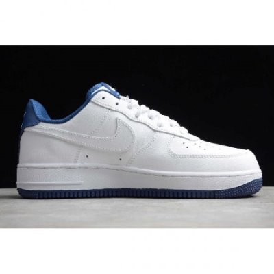 Nike Air Force 1 '07 Lv8 Low Beyaz / Kraliyet Mavisi Kaykay Ayakkabı Türkiye - QGLGXF2R